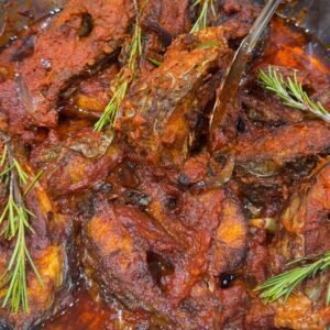 Bowl of Tilapia/ Salmon fish stew